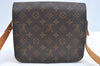Authentic Louis Vuitton Monogram Cartouchiere MM M51253 Shoulder Cross Bag L0423