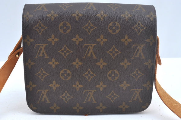 Authentic Louis Vuitton Monogram Cartouchiere MM M51253 Shoulder Cross Bag L0423
