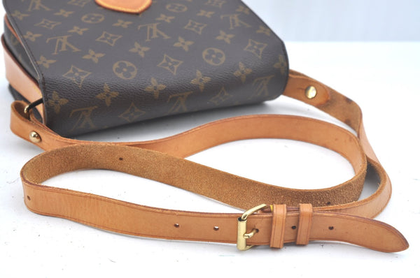 Authentic Louis Vuitton Monogram Cartouchiere MM M51253 Shoulder Cross Bag L0423