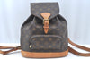 Authentic Louis Vuitton Monogram Montsouris MM Backpack M51136 LV L0424