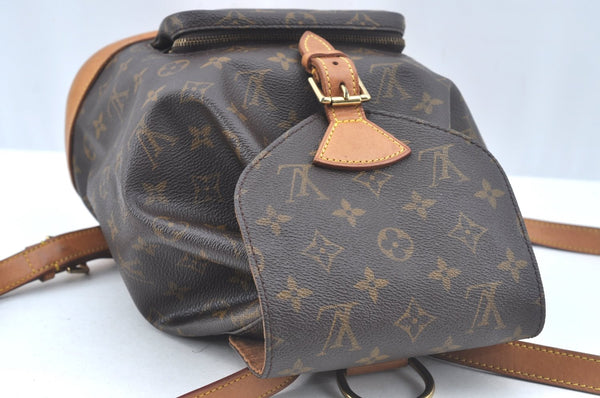 Authentic Louis Vuitton Monogram Montsouris MM Backpack M51136 LV L0424