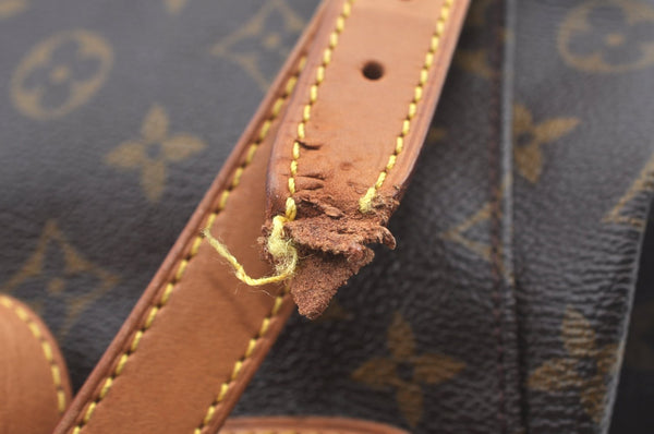 Authentic Louis Vuitton Monogram Montsouris MM Backpack M51136 LV L0424