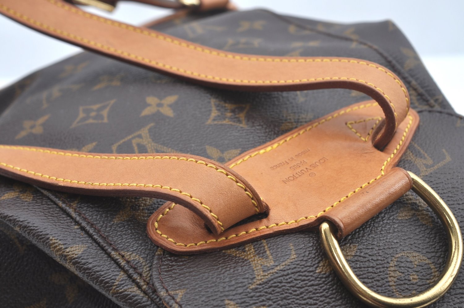 Authentic Louis Vuitton Monogram Montsouris MM Backpack M51136 LV L0424