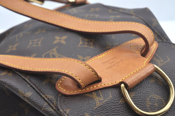 Authentic Louis Vuitton Monogram Montsouris MM Backpack M51136 LV L0424