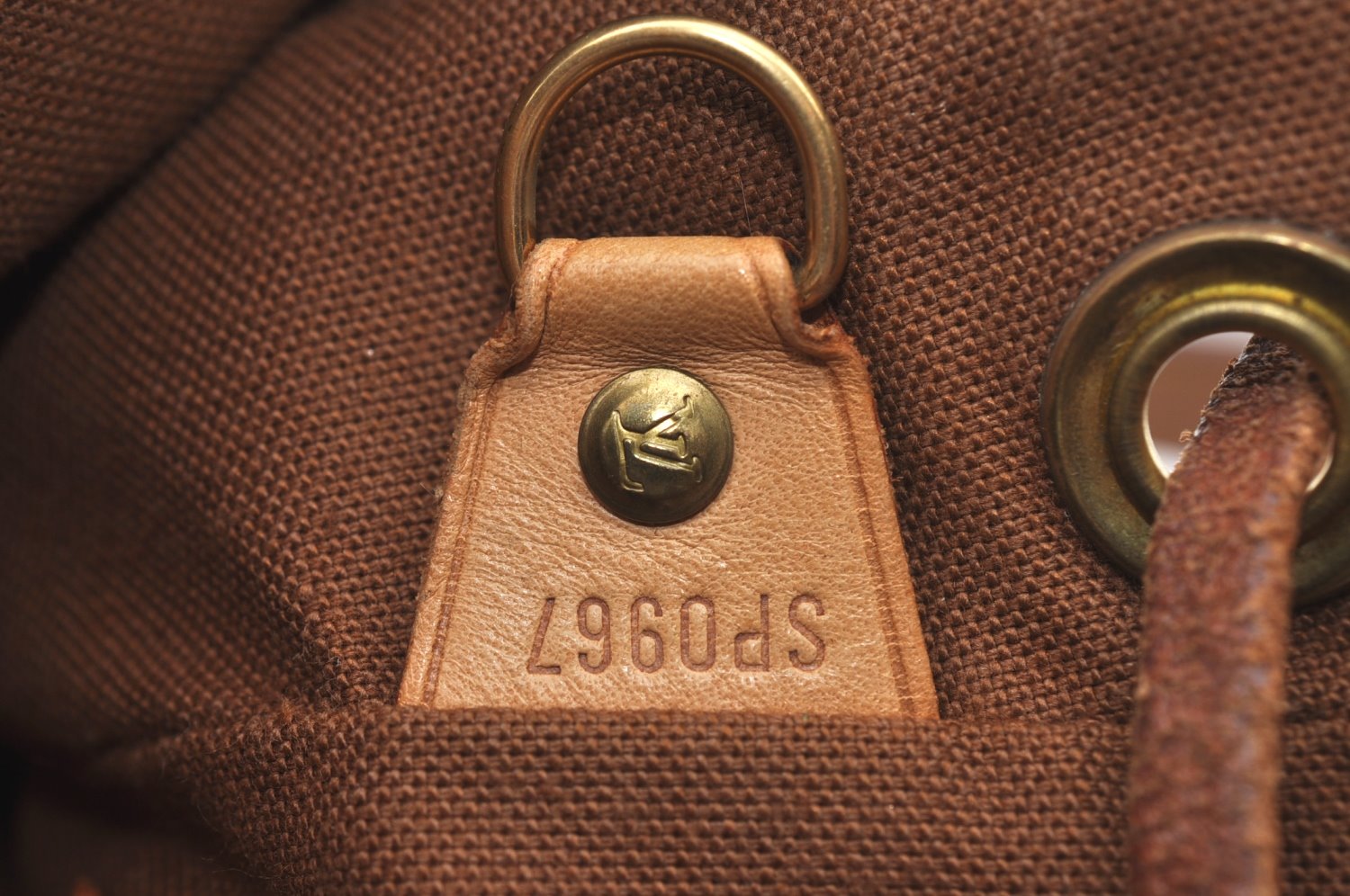 Authentic Louis Vuitton Monogram Montsouris MM Backpack M51136 LV L0424