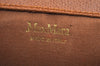 Authentic MAX MARA Vintage Hand Bag Purse Leather Brown L0426