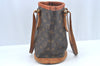 Authentic Louis Vuitton Monogram Bucket PM Shoulder Tote Bag M42238 Junk L0427