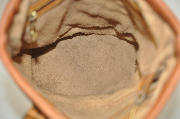 Authentic Louis Vuitton Monogram Bucket PM Shoulder Tote Bag M42238 Junk L0427