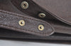 Authentic GUCCI Shoulder Cross Body Bag GG Canvas Leather Brown L0429