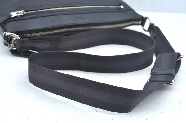 Authentic COACH Shoulder Cross Body Bag Purse LeatherBlack L0431