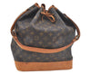 Authentic Louis Vuitton Monogram Noe Shoulder Drawstring Bag M42224 LV L0432