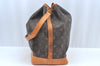 Authentic Louis Vuitton Monogram Noe Shoulder Drawstring Bag M42224 LV L0432