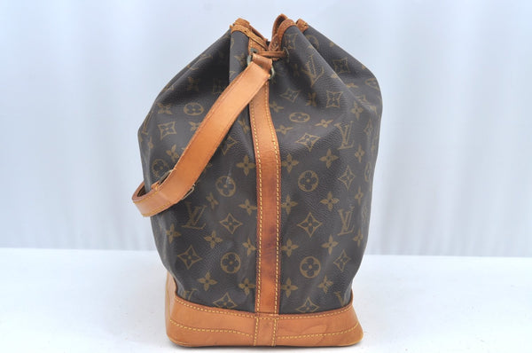 Authentic Louis Vuitton Monogram Noe Shoulder Drawstring Bag M42224 LV L0432