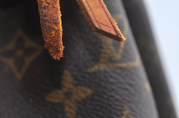 Authentic Louis Vuitton Monogram Noe Shoulder Drawstring Bag M42224 LV L0432