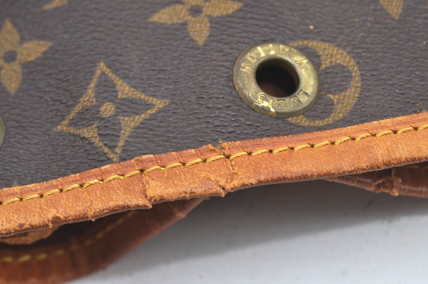 Authentic Louis Vuitton Monogram Noe Shoulder Drawstring Bag M42224 LV L0432