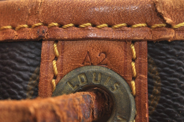 Authentic Louis Vuitton Monogram Noe Shoulder Drawstring Bag M42224 LV L0432