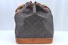 Authentic Louis Vuitton Monogram Noe Shoulder Drawstring Bag M42224 LV L0435