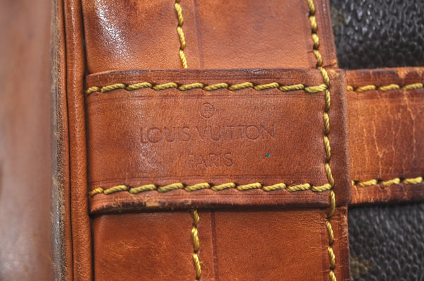 Authentic Louis Vuitton Monogram Noe Shoulder Drawstring Bag M42224 LV L0435