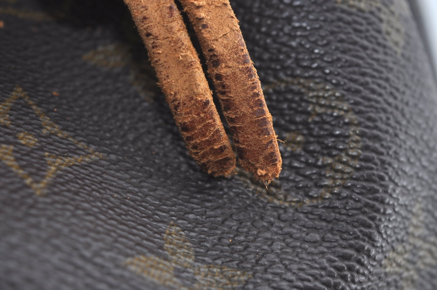 Authentic Louis Vuitton Monogram Noe Shoulder Drawstring Bag M42224 LV L0435