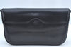 Authentic GUCCI Shoulder Cross Body Bag Purse GG Leather Black L0436