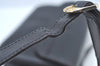 Authentic GUCCI Shoulder Cross Body Bag Purse GG Leather Black L0436
