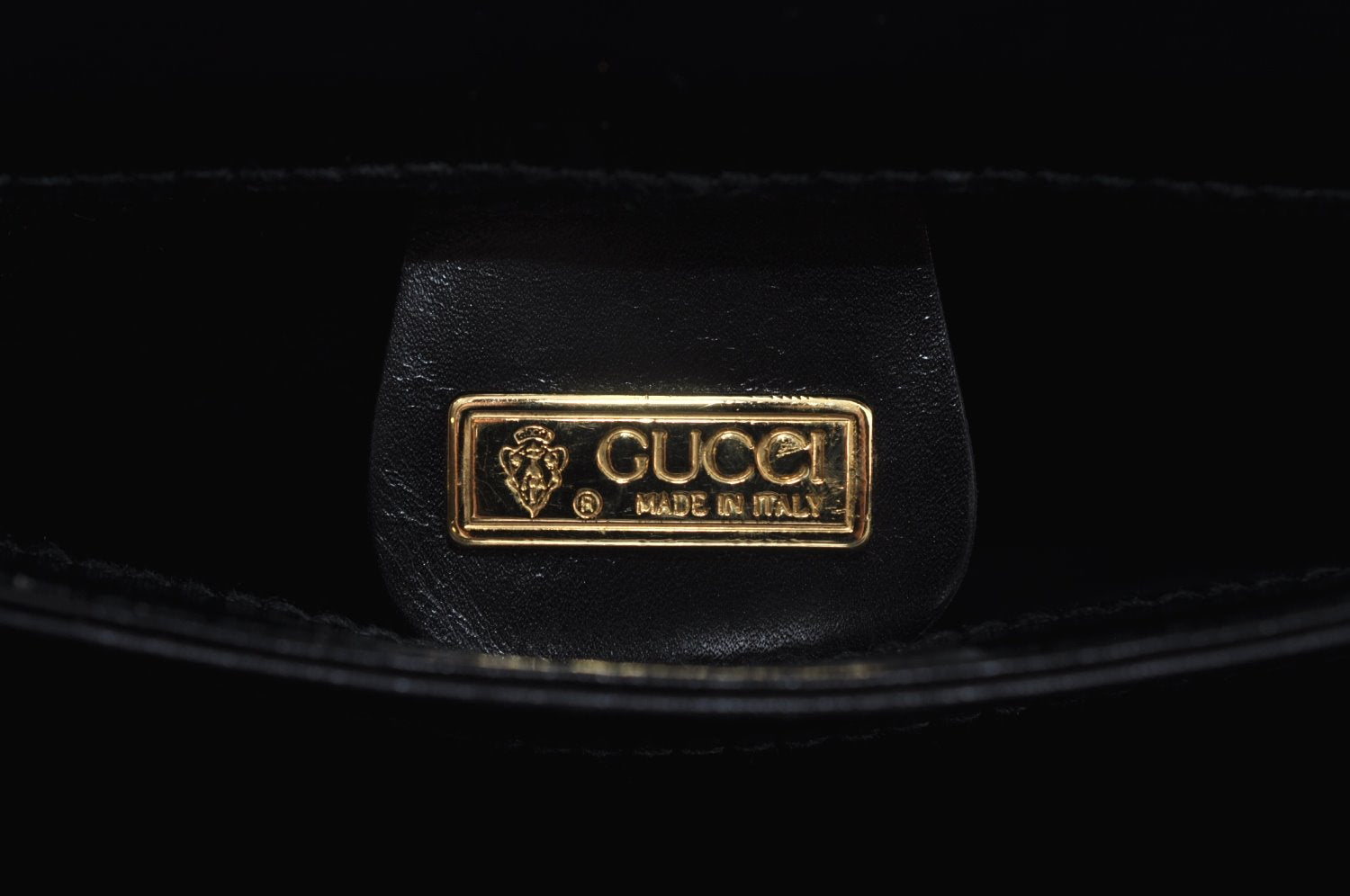 Authentic GUCCI Shoulder Cross Body Bag Purse GG Leather Black L0436