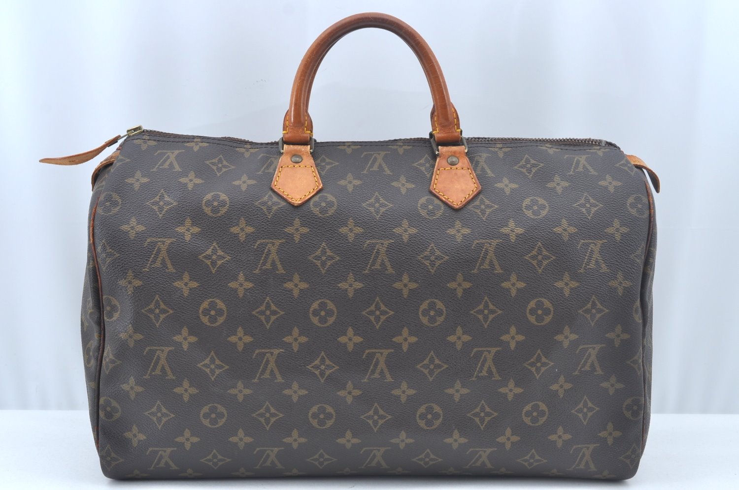 Authentic Louis Vuitton Monogram Speedy 40 Hand Boston Bag M41522 LV L0438