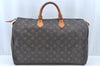 Authentic Louis Vuitton Monogram Speedy 40 Hand Boston Bag M41522 LV L0438