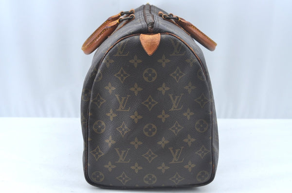 Authentic Louis Vuitton Monogram Speedy 40 Hand Boston Bag M41522 LV L0438