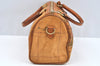 Auth Alviero Martini Prima Classe PVC Leather 2Way Shoulder Hand Bag Brown L0440