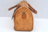 Auth Alviero Martini Prima Classe PVC Leather 2Way Shoulder Hand Bag Brown L0440