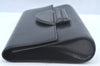 Authentic Louis Vuitton Epi Chaillot Clutch Hand Bag Purse Black M52532 LV L0441