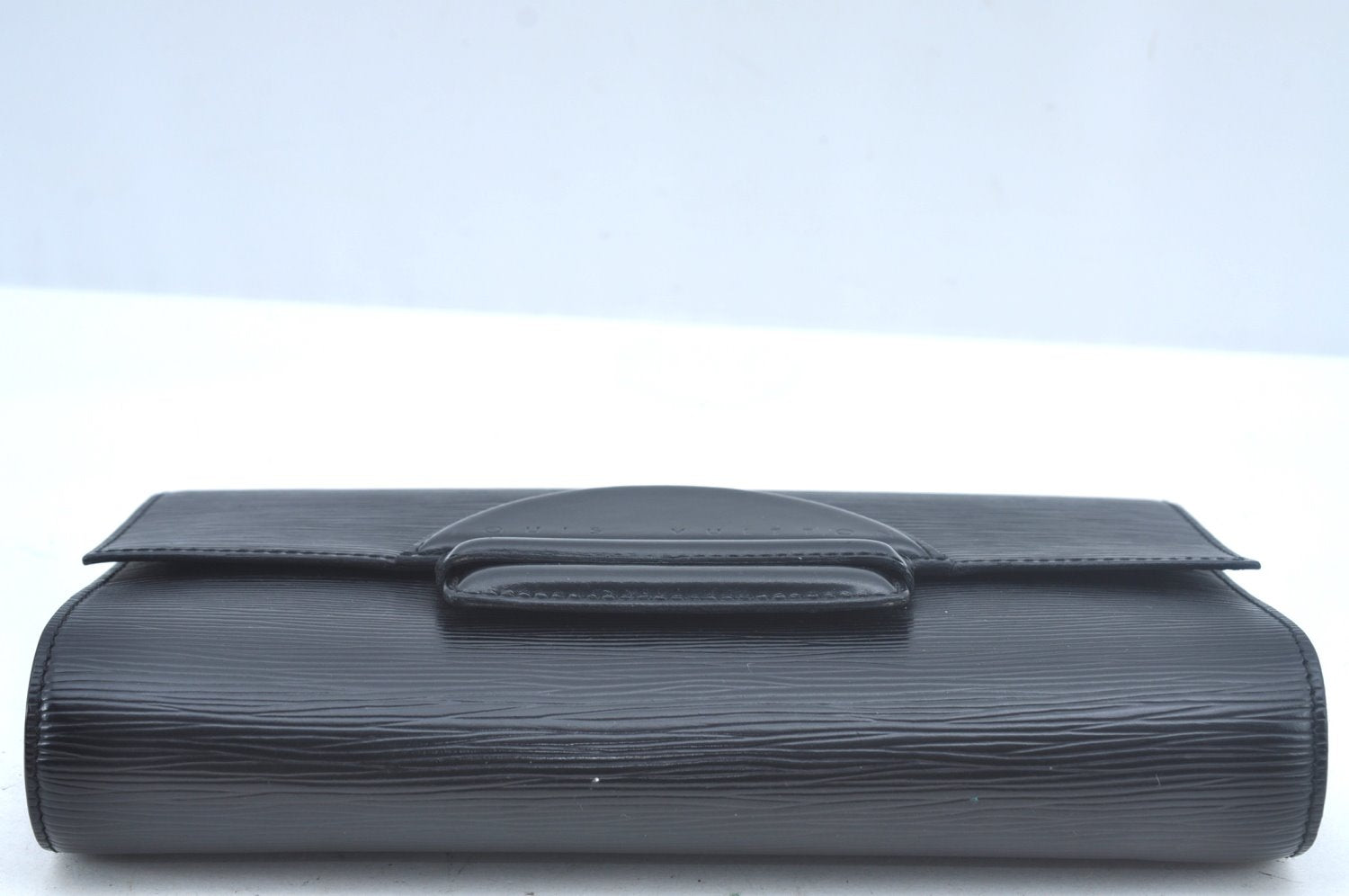 Authentic Louis Vuitton Epi Chaillot Clutch Hand Bag Purse Black M52532 LV L0441