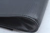 Authentic Louis Vuitton Epi Chaillot Clutch Hand Bag Purse Black M52532 LV L0441