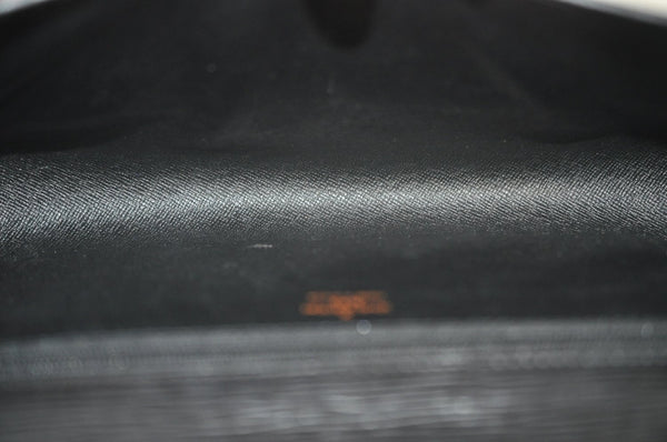 Authentic Louis Vuitton Epi Chaillot Clutch Hand Bag Purse Black M52532 LV L0441