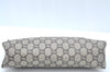 Authentic GUCCI Clutch Hand Bag Purse GG Plus PVC Leather Brown L0444