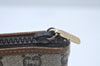 Authentic GUCCI Clutch Hand Bag Purse GG Plus PVC Leather Brown L0444