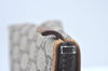 Authentic GUCCI Clutch Hand Bag Purse GG Plus PVC Leather Brown L0444