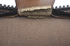 Authentic GUCCI Clutch Hand Bag Purse GG Plus PVC Leather Brown L0444