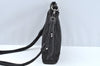 Authentic GUCCI Shoulder Cross Body Bag GG Canvas Leather 109106 Black L0446