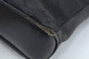 Authentic GUCCI Shoulder Cross Body Bag GG Canvas Leather 109106 Black L0446