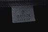 Authentic GUCCI Shoulder Cross Body Bag GG Canvas Leather 109106 Black L0446