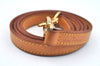Authentic Louis Vuitton Leather Shoulder Strap 46.5" Beige LV L0447