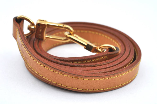 Authentic Louis Vuitton Leather Shoulder Strap 46.5" Beige LV L0447