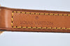 Authentic Louis Vuitton Leather Shoulder Strap 46.5" Beige LV L0447