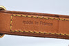 Authentic Louis Vuitton Leather Shoulder Strap 46.5" Beige LV L0447