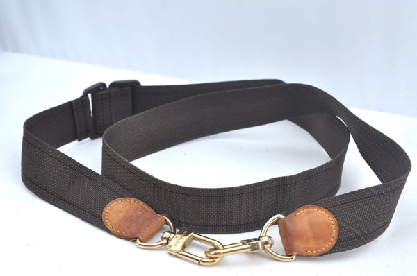 Authentic Louis Vuitton Canvas Shoulder Strap Brown 36.2-55.9" LV L0449