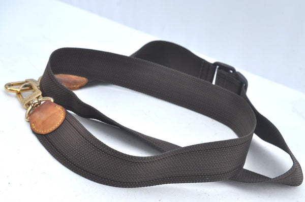 Authentic Louis Vuitton Canvas Shoulder Strap Brown 36.2-55.9" LV L0449