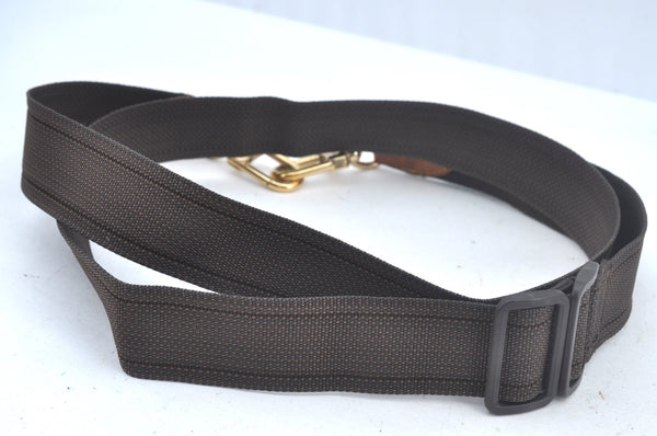 Authentic Louis Vuitton Canvas Shoulder Strap Brown 36.2-55.9" LV L0449