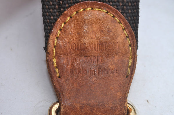 Authentic Louis Vuitton Canvas Shoulder Strap Brown 36.2-55.9" LV L0449